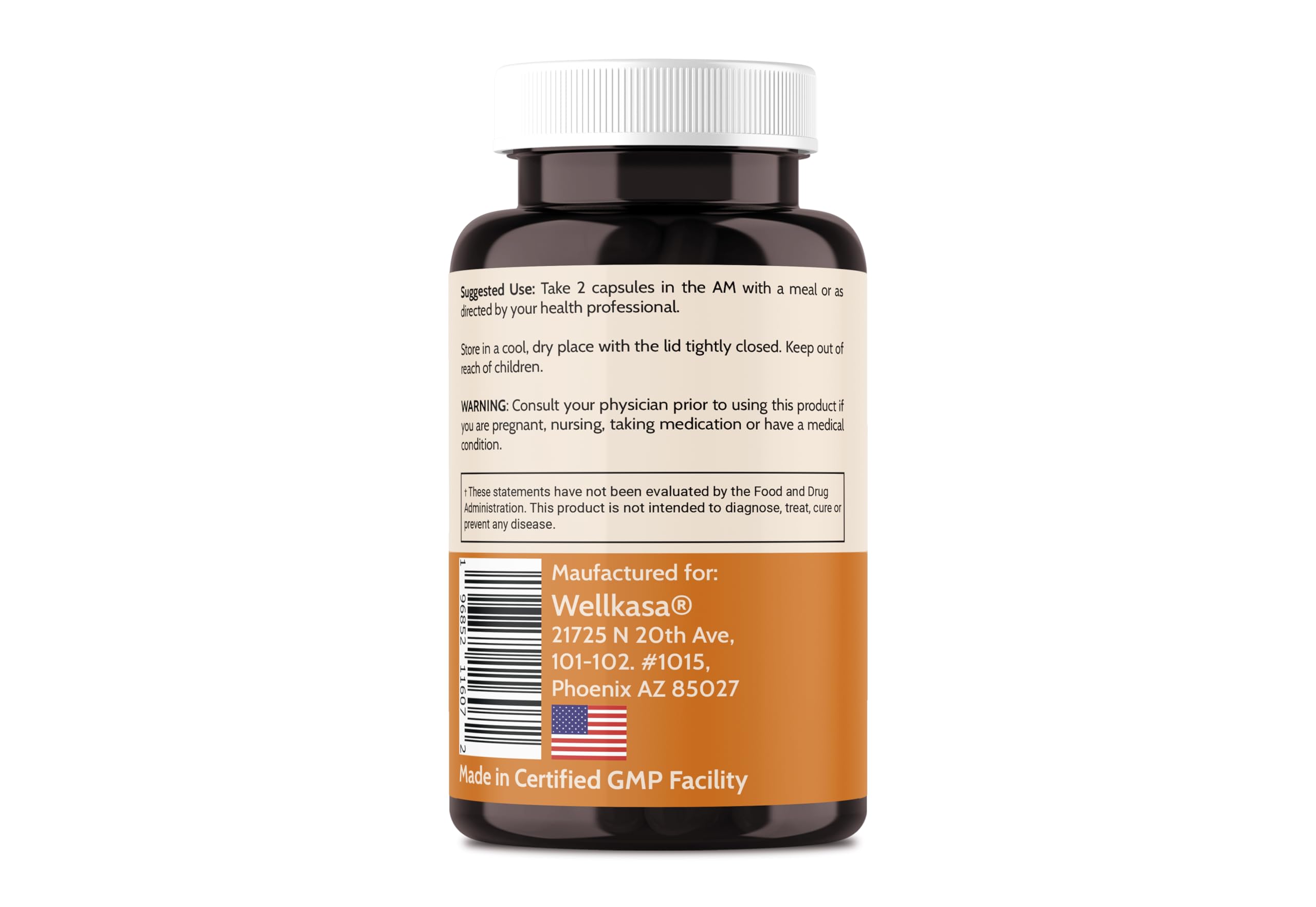 Wellkasa Methylated Multivitamin with a glass of water