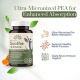 Wellkasa Soothe & Revive Herbal Supplement ingredients list on packaging