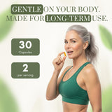 Wellkasa Soothe & Revive Herbal Supplement lifestyle scene with a glass of water