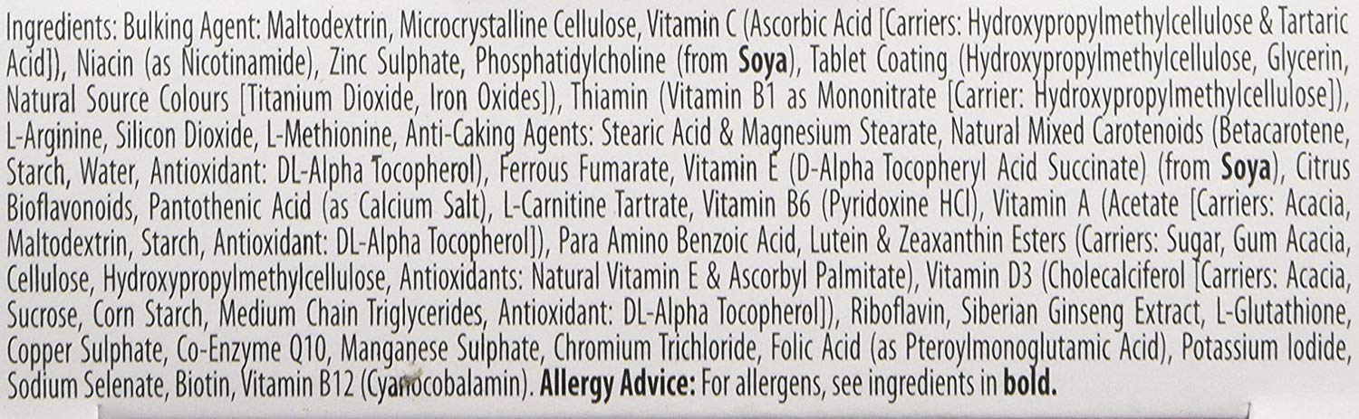 Wellman 50+ Multivitamin Tablets open packaging showing tablets