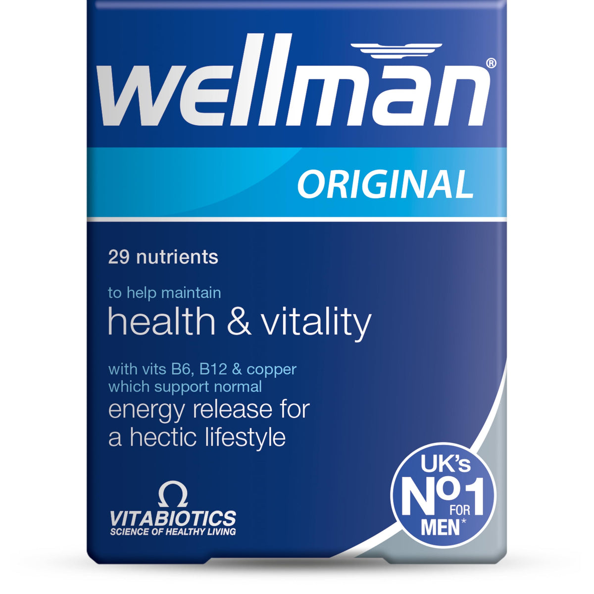 Wellman Advanced One-A-Day Men's Supplement tablet front view
