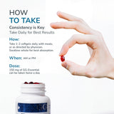 WELLNESS EXTRACT CoQ10 Supplement softgels on wooden table