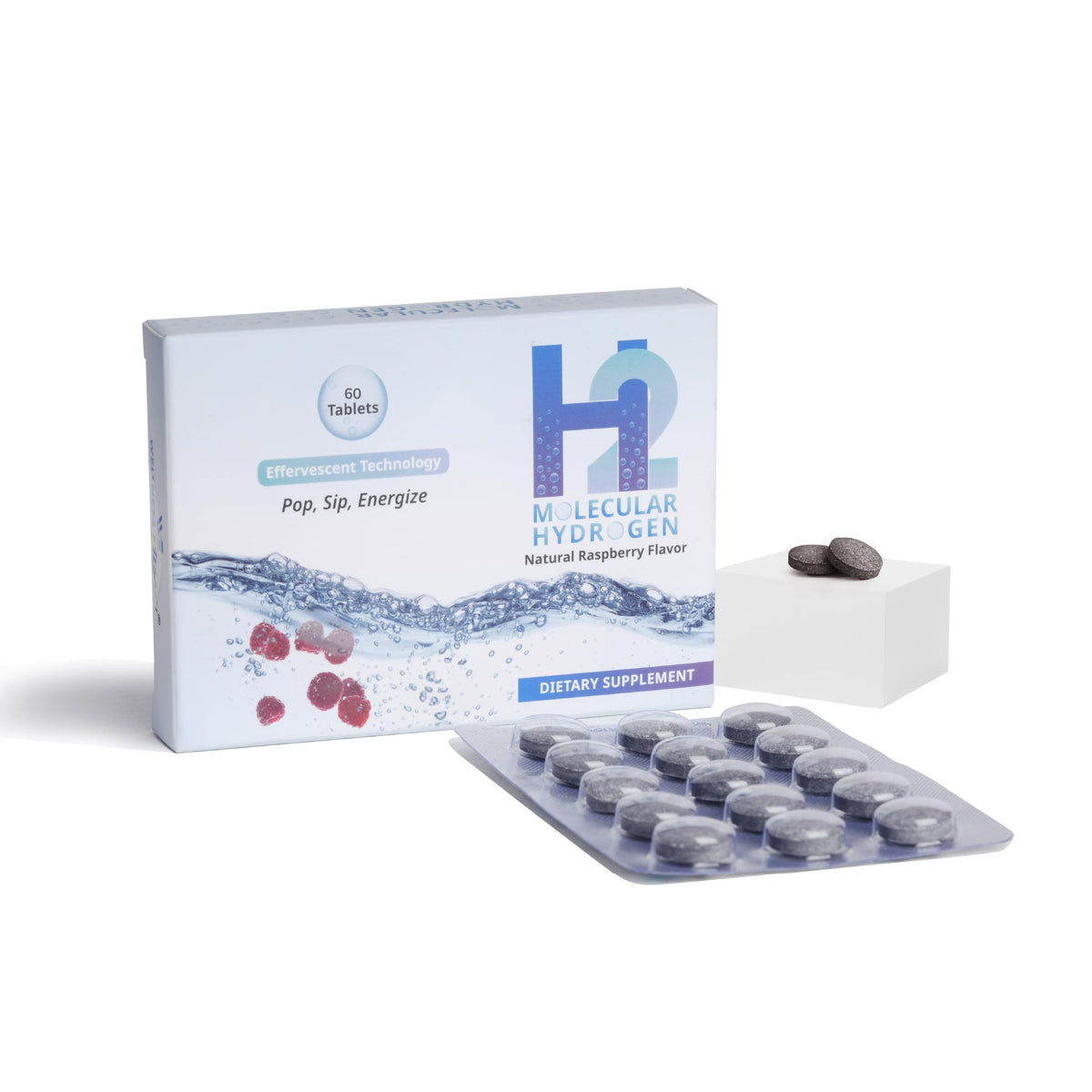 WELLNESS EXTRACT H2 Molecular Hydrogen Tablets front view