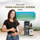WELLNESS EXTRACT Trace Minerals Liquid Supplement in a glass of water