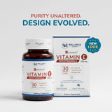 WELLNESS EXTRACT Vitamin E softgel bottle with label