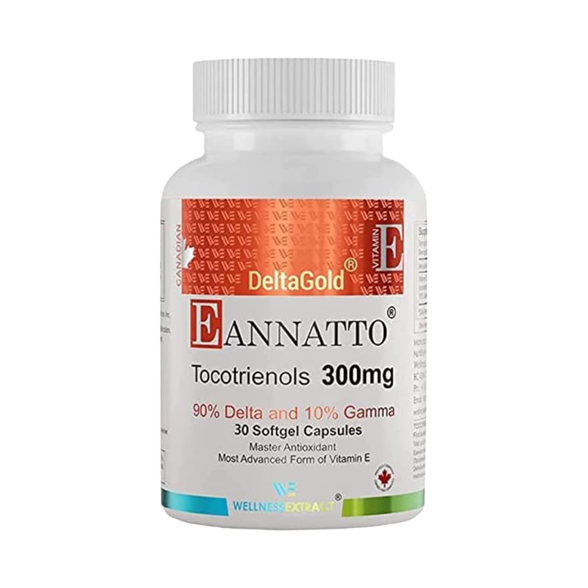 WELLNESS EXTRACT Vitamin E softgel capsules front view