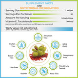 WELLNESS EXTRACT Vitamin E softgel capsules side view