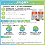 WELLNESS EXTRACT Vitamin E softgel capsules with a glass of water