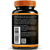 WELLNESS LABSRX Berberine 1,000mg Supplement back view