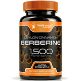 WELLNESS LABSRX Berberine 1,000mg Supplement front view