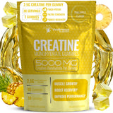 WELLNESS LABSRX Creatine Gummies front view with pineapple flavour
