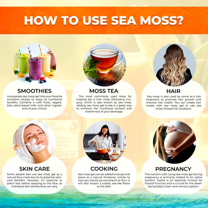 WELLNESS LABSRX Irish Sea Moss Gel Pineapple Mango on a kitchen counter