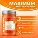 WELLNESS LABSRX Irish Sea Moss Gel Pineapple Mango texture close-up