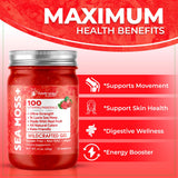 WELLNESS LABSRX Irish Sea Moss Gel with spoon
