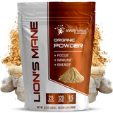 WELLNESS LABSRX Lions Mane Mushroom Powder 2000mg front view