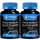 WELLNESS LABSRX Magnesium Glycinate Capsules 200g front view