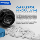 WELLNESS LABSRX Magnesium Glycinate Capsules on a table