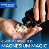 WELLNESS LABSRX Magnesium Glycinate Capsules with measuring spoon