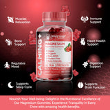 WELLNESS LABSRX Magnesium Glycinate Gummies 500mg open bottle