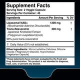 WELLNESS LABSRX NAD+ Capsules 1500mg with capsules spread out