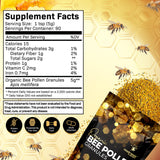 WELLNESS LABSRX Organic Bee Pollen granules close-up