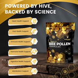 WELLNESS LABSRX Organic Bee Pollen Granules in a smoothie