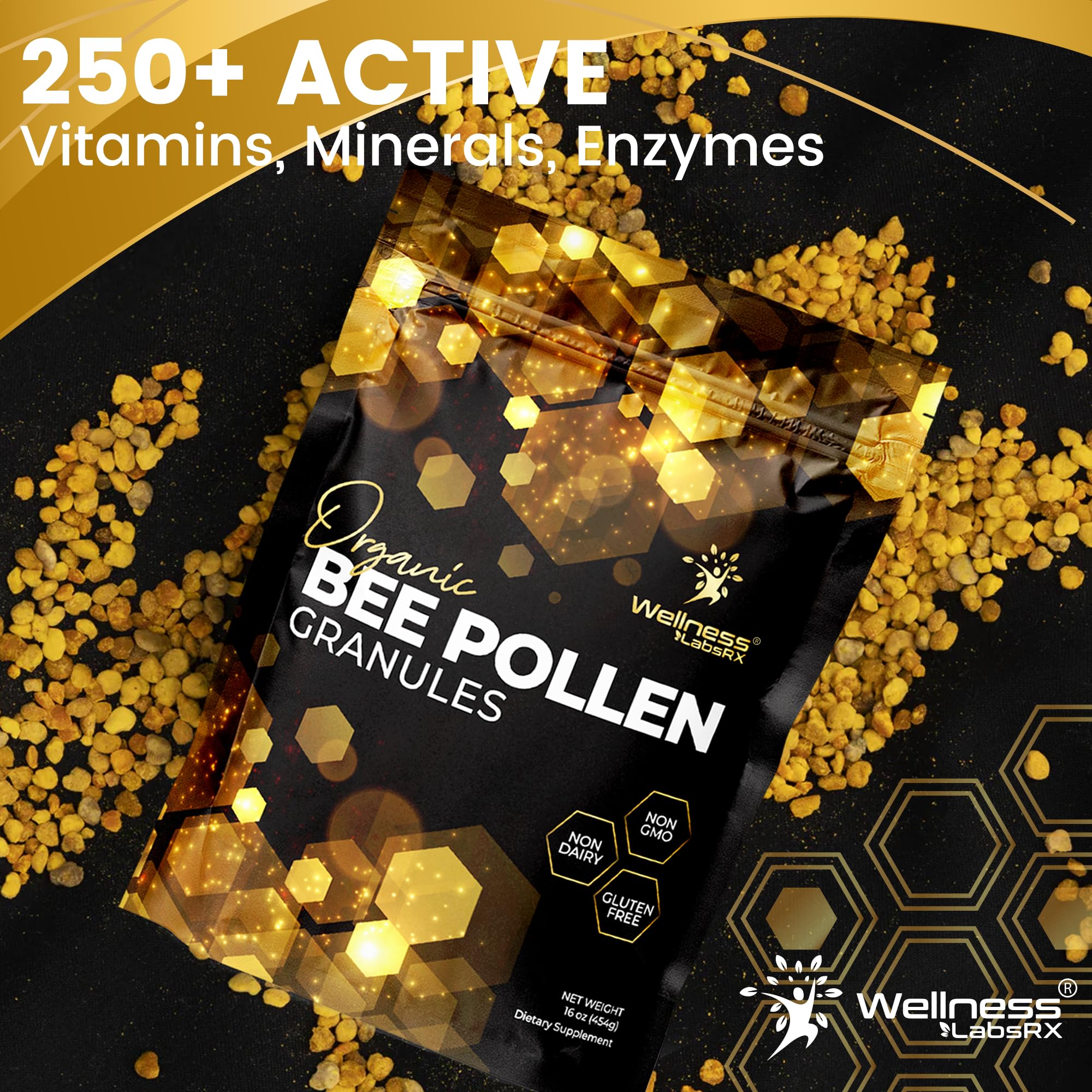 WELLNESS LABSRX Organic Bee Pollen nutritional information