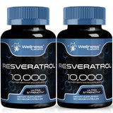 WELLNESS LABSRX Resveratrol Capsules 1000mg bottle front view