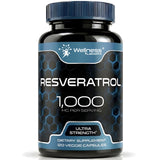 WELLNESS LABSRX Resveratrol Capsules 1000mg front view
