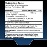 WELLNESS LABSRX Resveratrol Capsules packaging