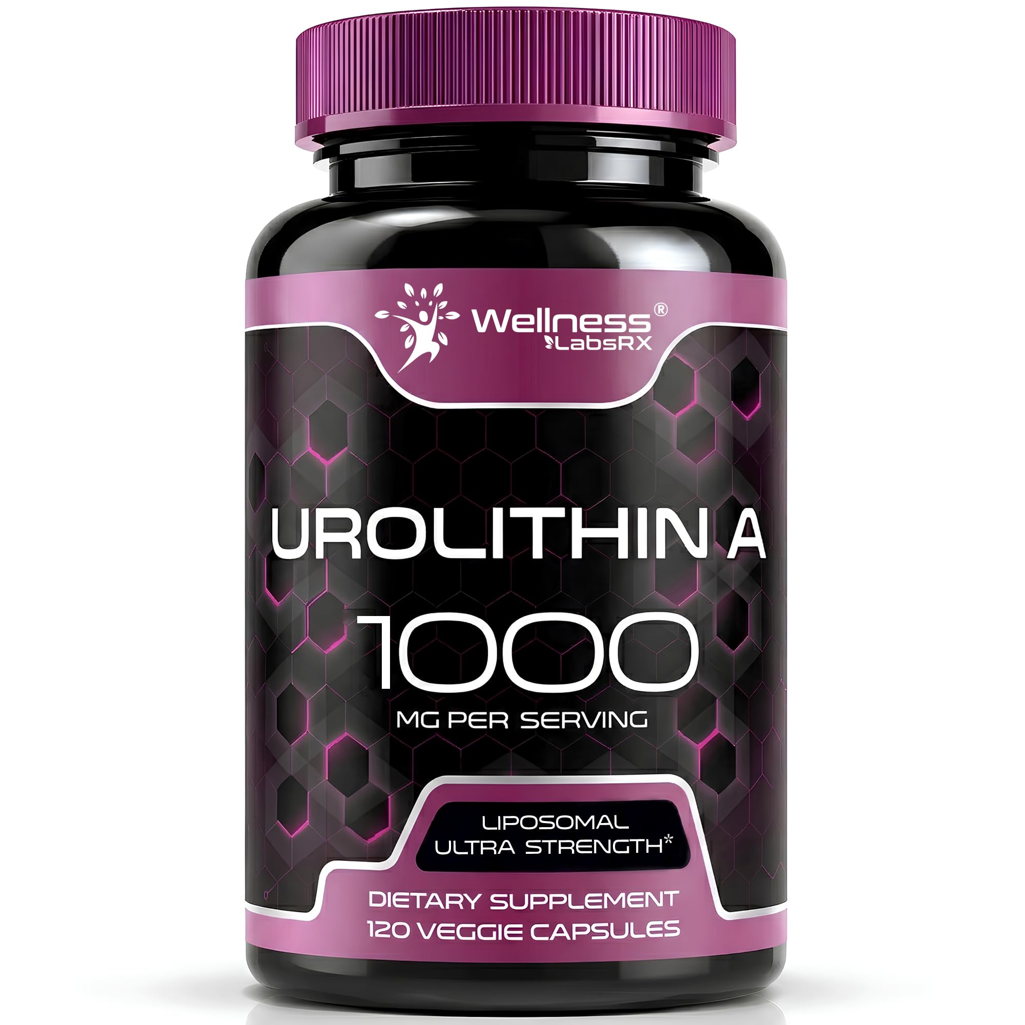 WELLNESS LABSRX Urolithin A supplement bottle front view