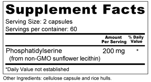 Wellness Resources Lecithin Phosphatidyl Serine 100mg Capsules close-up of capsules