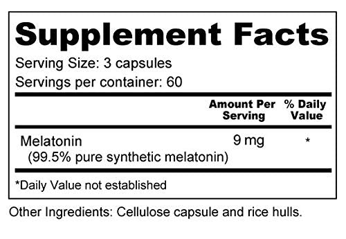 Wellness Resources Melatonin Capsules 3 mg packaging details