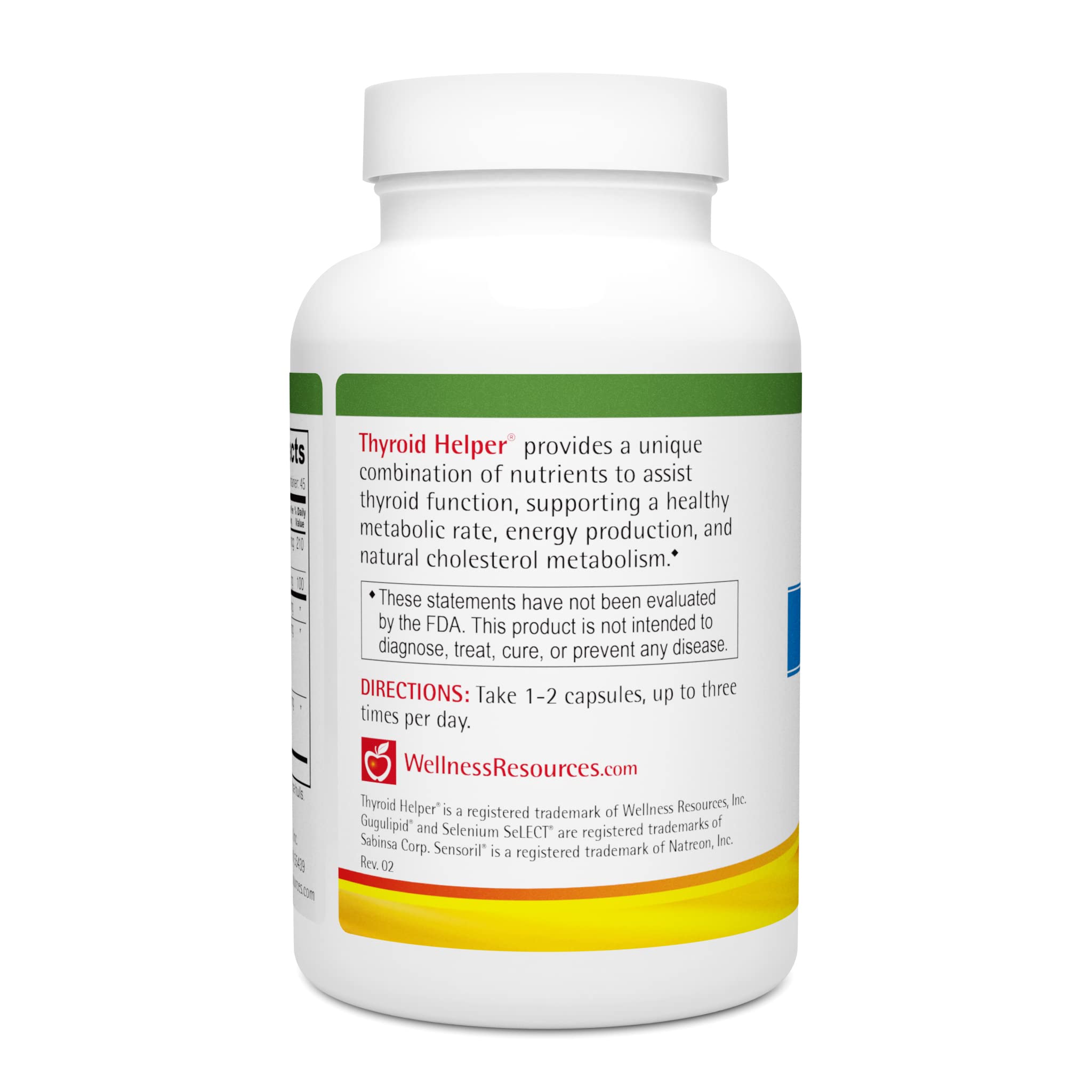 Wellness Resources Thyroid Helper 109g with a measuring spoon