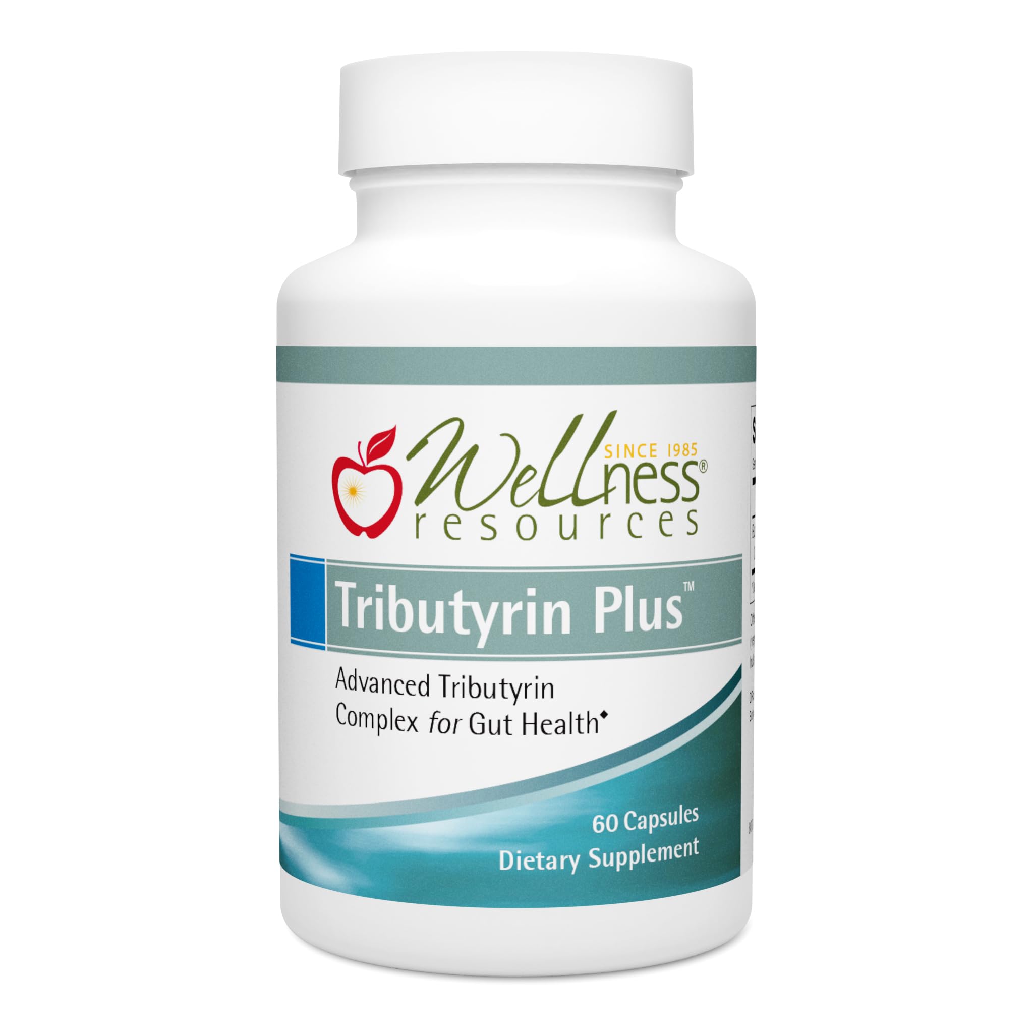 Wellness Resources Tributyrin Plus Prebiotic Capsules front view