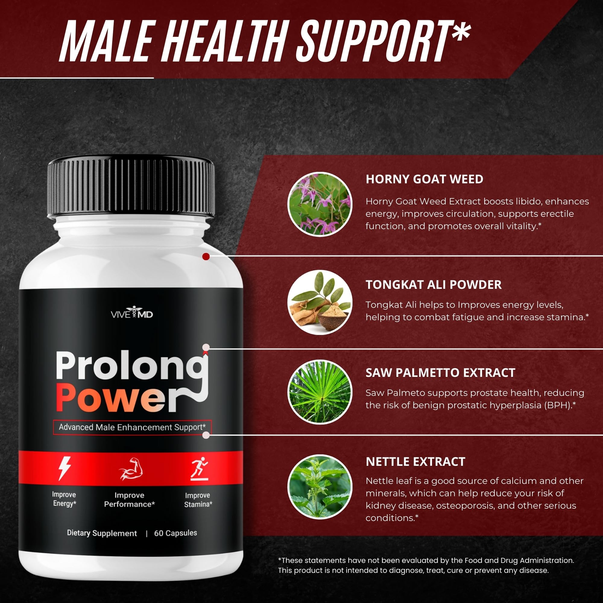 Wellnessesity Prolong Power Supplement Capsules opened bottle