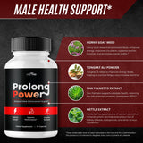 Wellnessesity Prolong Power Supplement Capsules opened bottle