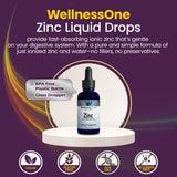 WellnessOne Zinc Drops 68g glass dropper close-up