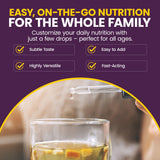 WellnessOne Zinc Drops 68g lifestyle scene with family