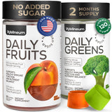 Wellneum Daily Greens & Fruits Gummies front view