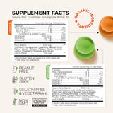 Wellneum Daily Greens & Fruits Gummies packaging details