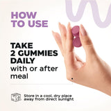 Wellneum Sea Moss Gummies back view with ingredients list