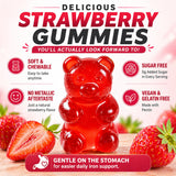 Wellnourish Strawberry Iron Gummies side view