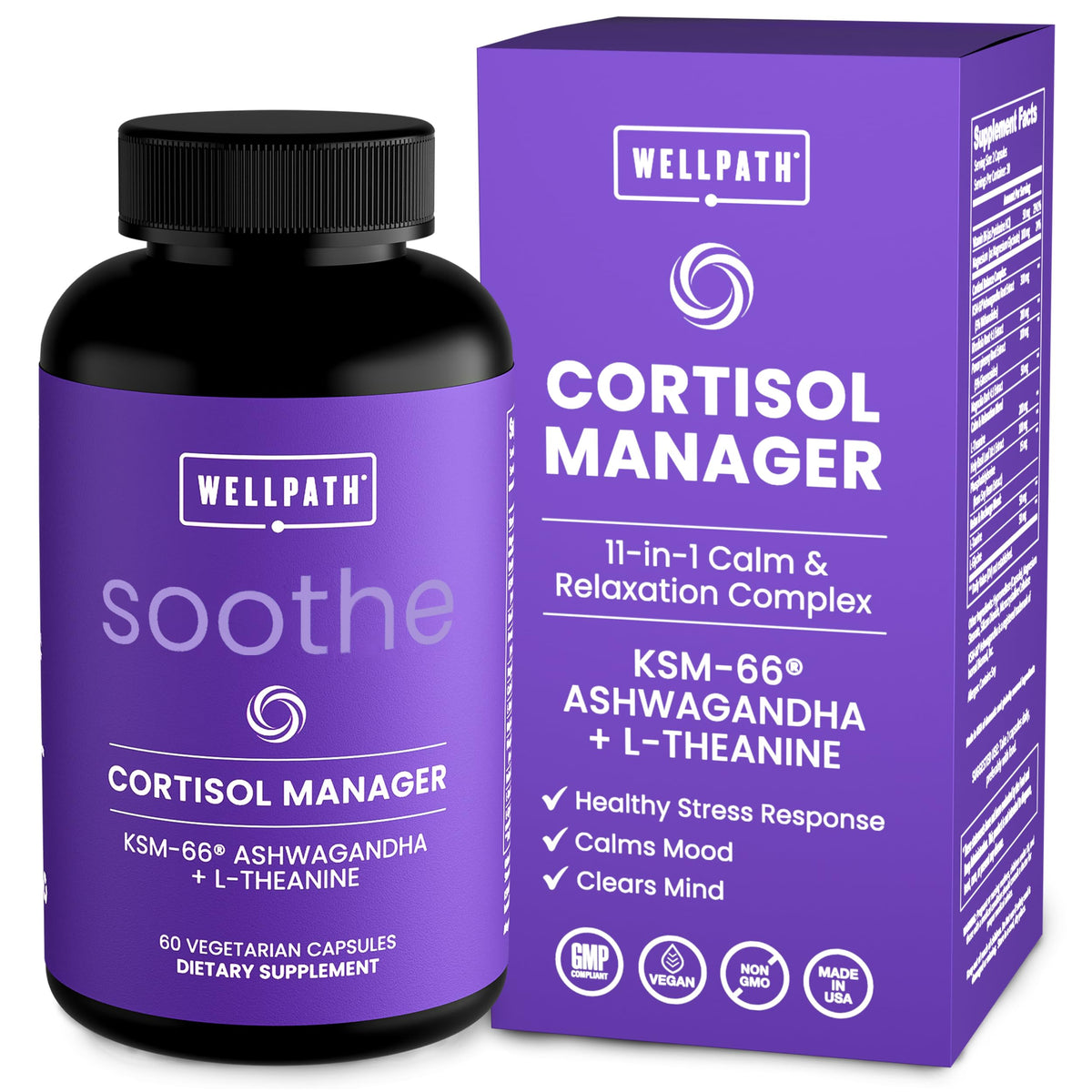 WellPath Ashwagandha Supplement 300mg front view