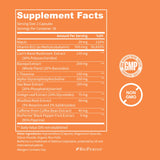 WellPath MIND Natural Brain Support Supplement 60 Capsules with ingredients list