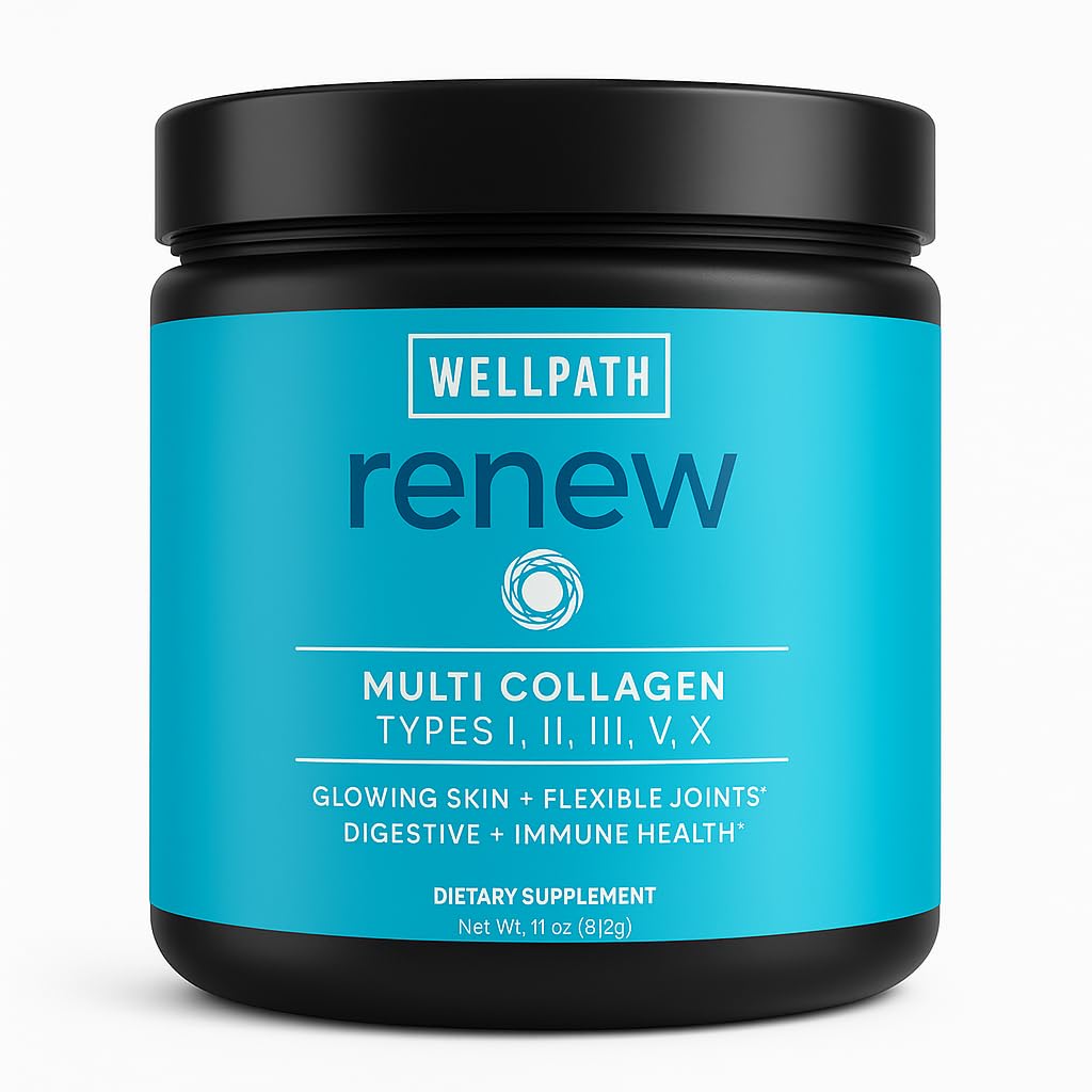 WellPath RENEW Multi Collagen Protein Powder 312g front view
