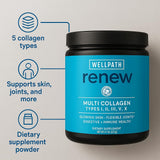 WellPath RENEW Multi Collagen Protein Powder in coffee