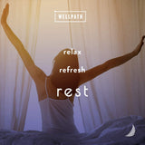 WellPath REST Sleep Supplement capsules in hand