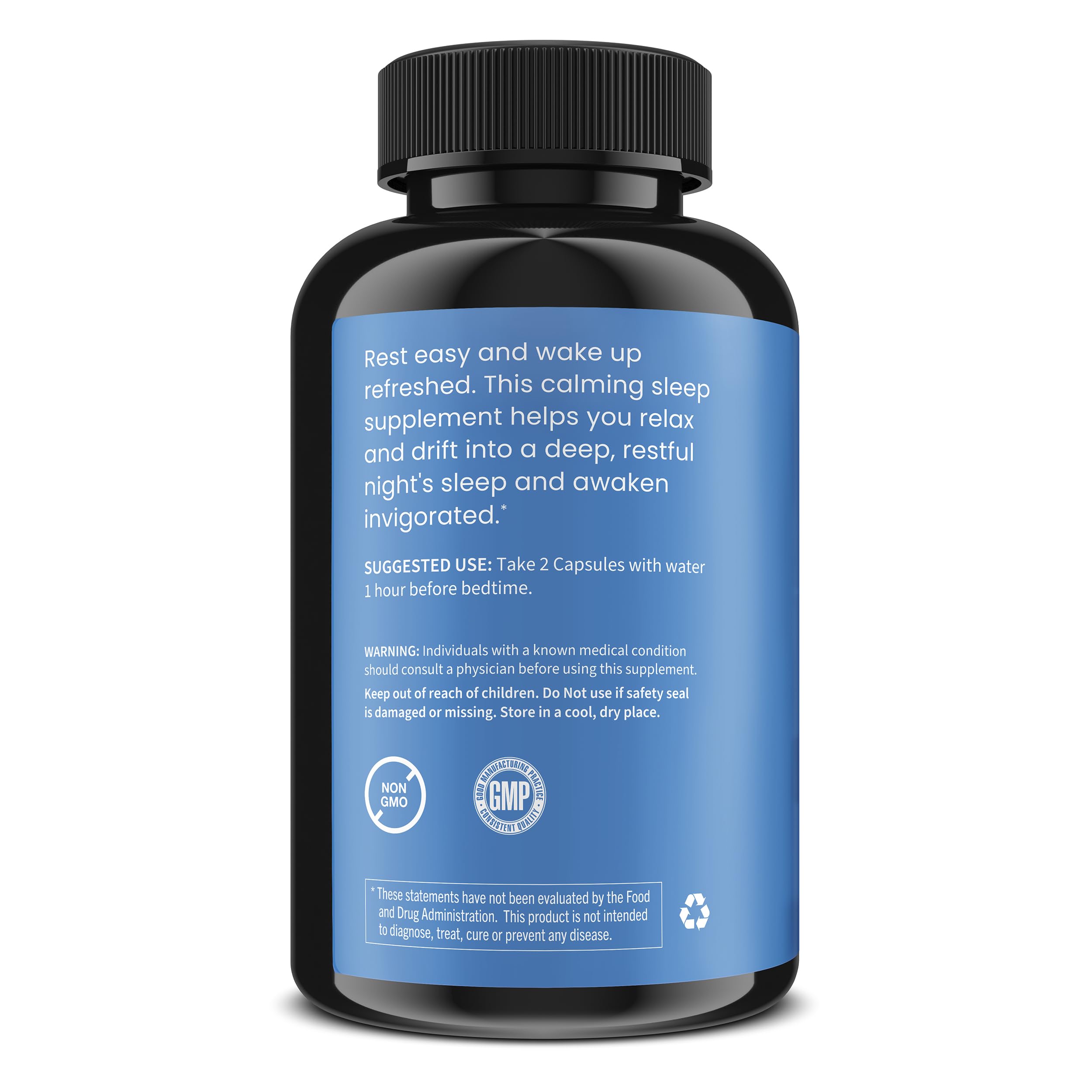 WellPath REST Sleep Supplement capsules on a white background