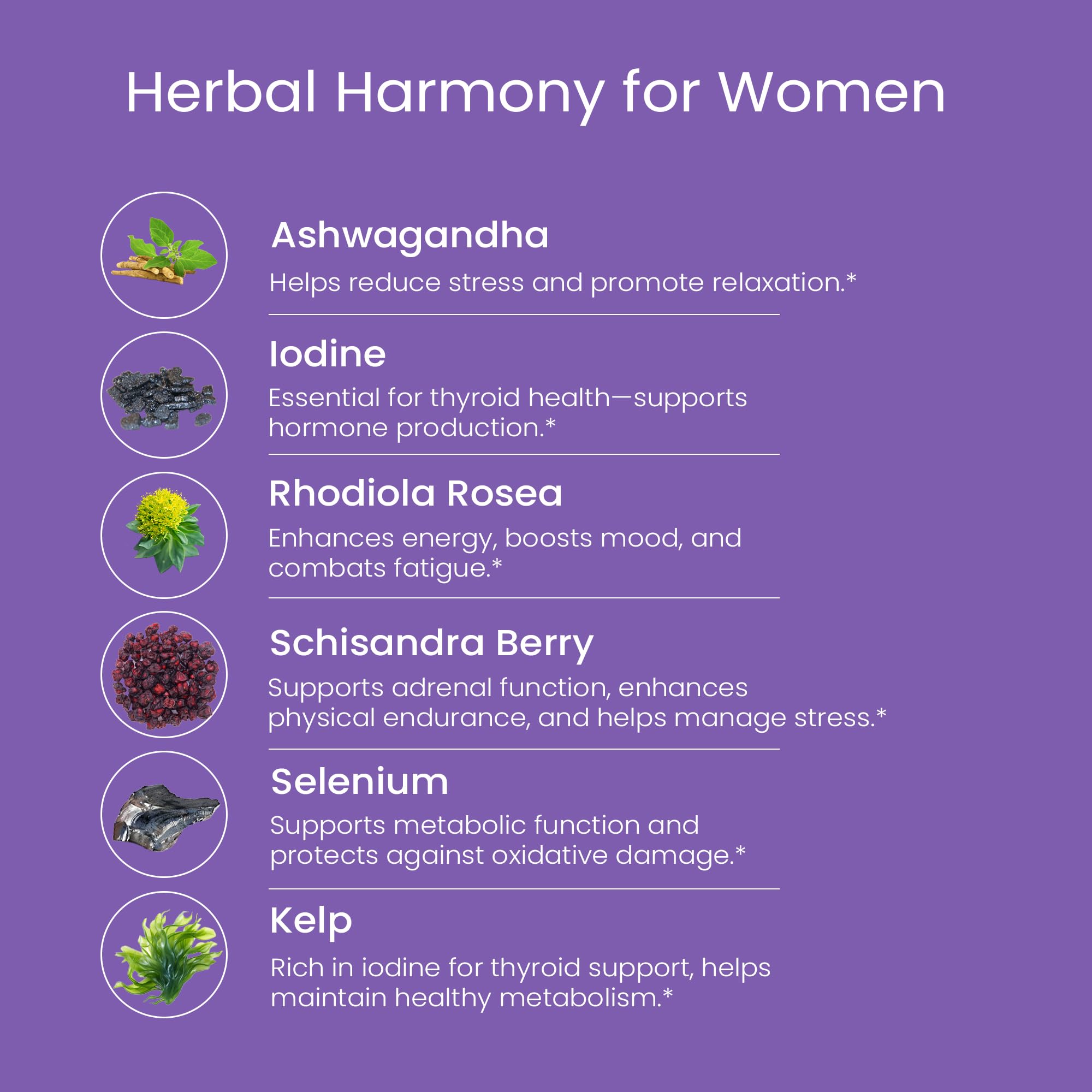 WellPath Soothe Thyroid Extracts ingredients list